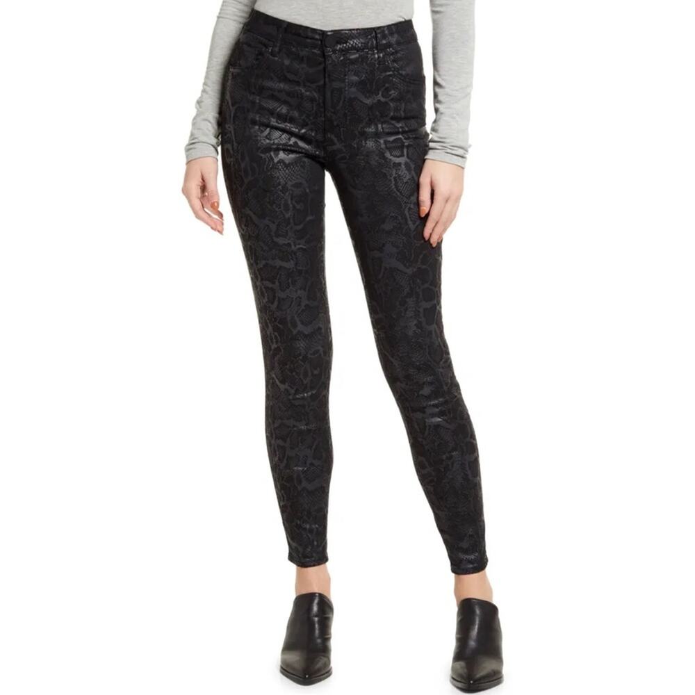 NWT Kut‎ From The Kloth Mia High Rise Fab Ab Toothpick Skinny Snakeskin Jeans